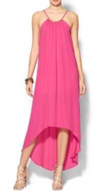 NWOT Eight Sixty Maxi Necklace Detail Dress, Summer Berry/Pink SIZE M
